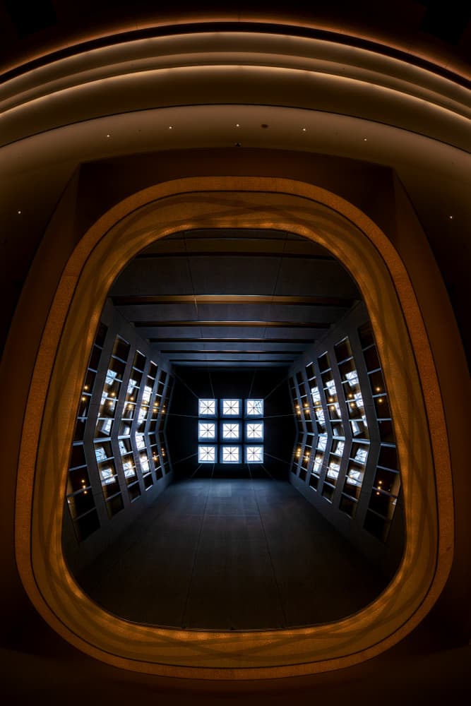 Illuminated Archway Perspective by YASUTOSHI HONJO — canvas wall art