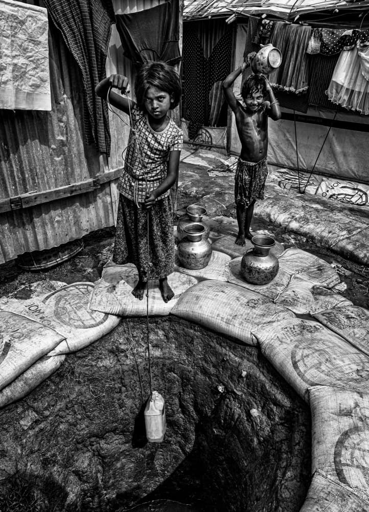 Children Fetching Water by Joxe Inazio Kuesta Garmendia — canvas wall art