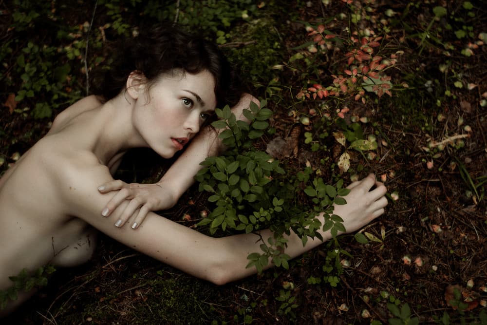 Ethereal Forest Woman by || Roman Danilov — canvas wall art