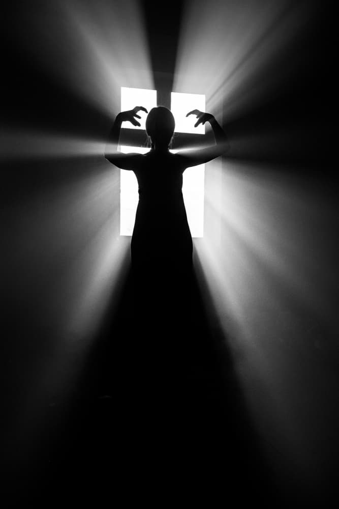 Ominous Shadow Figure by Sorin Mosescu — canvas wall art