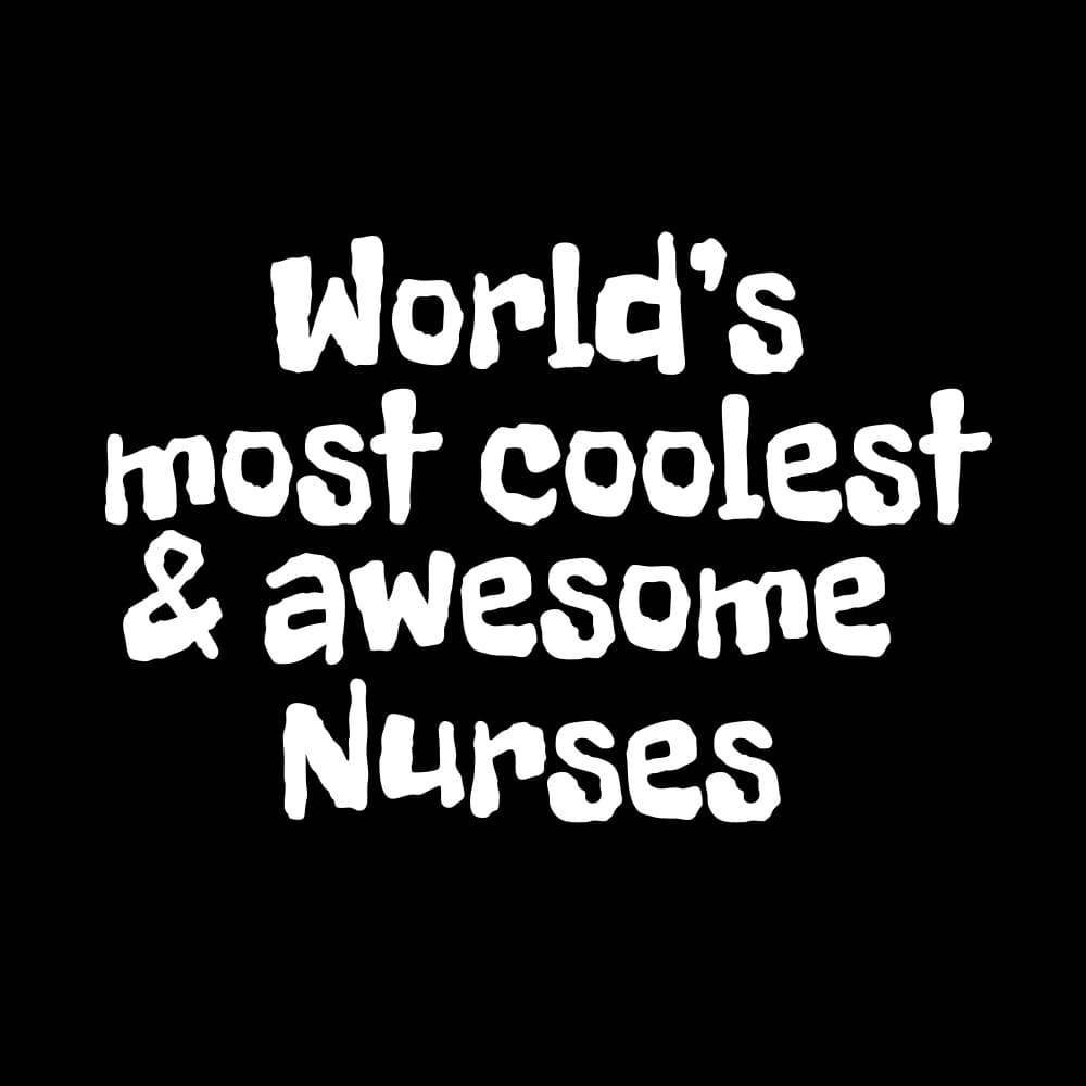 World's Coolest Nurses by Happie Eagle — canvas wall art