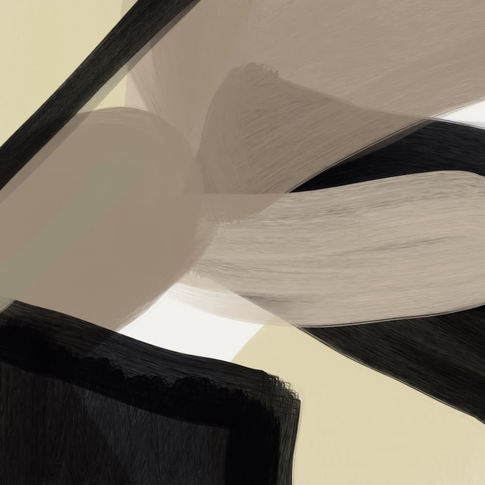 Flowing Neutral Shapes by Studio Palette — canvas wall art
