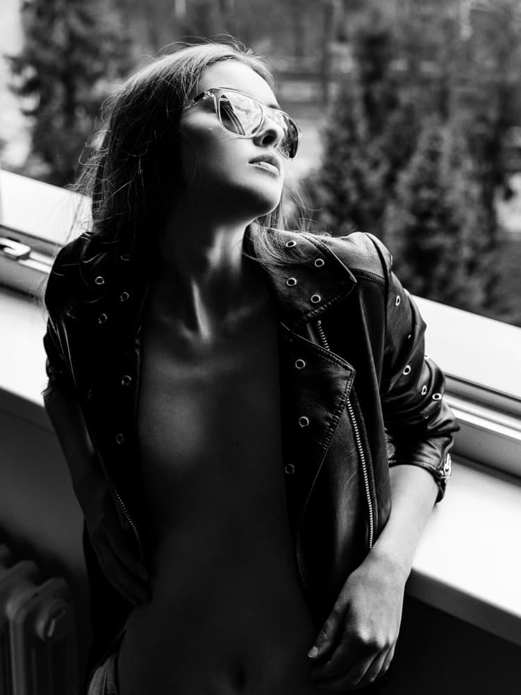 Stylish Window Gaze by Martin Krystynek MQEP — canvas wall art