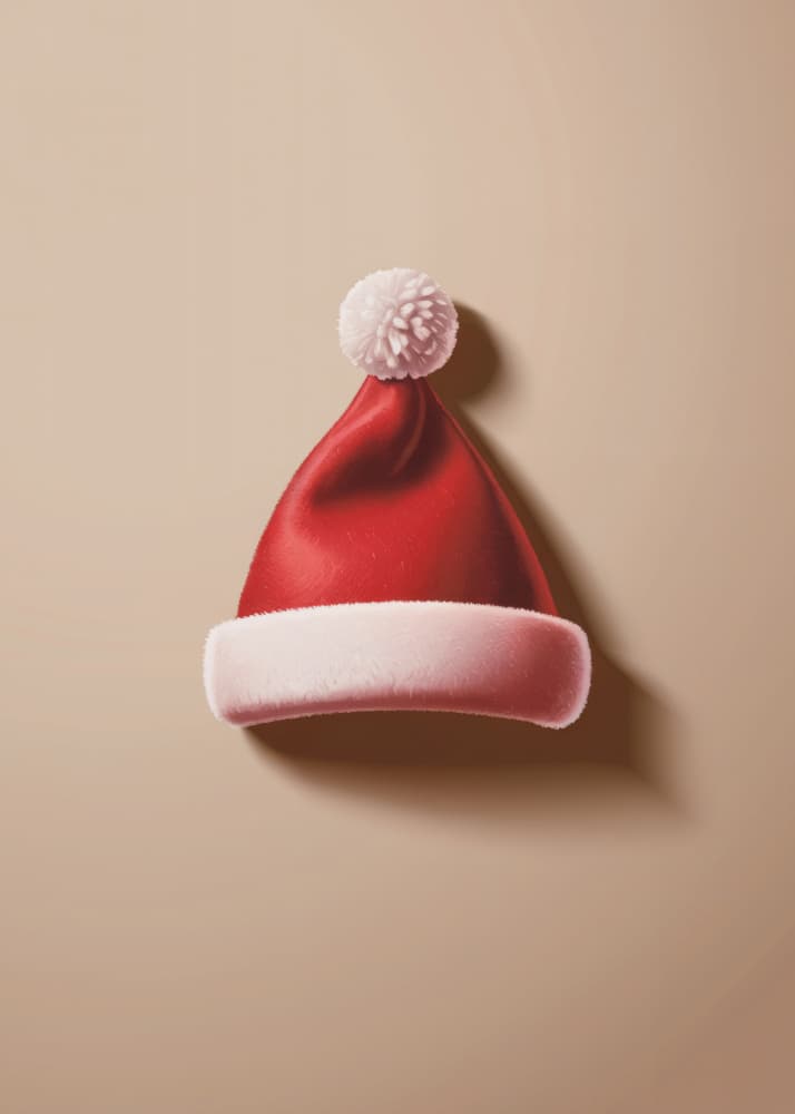Cozy Santa Hat by Andreas Magnusson — canvas wall art