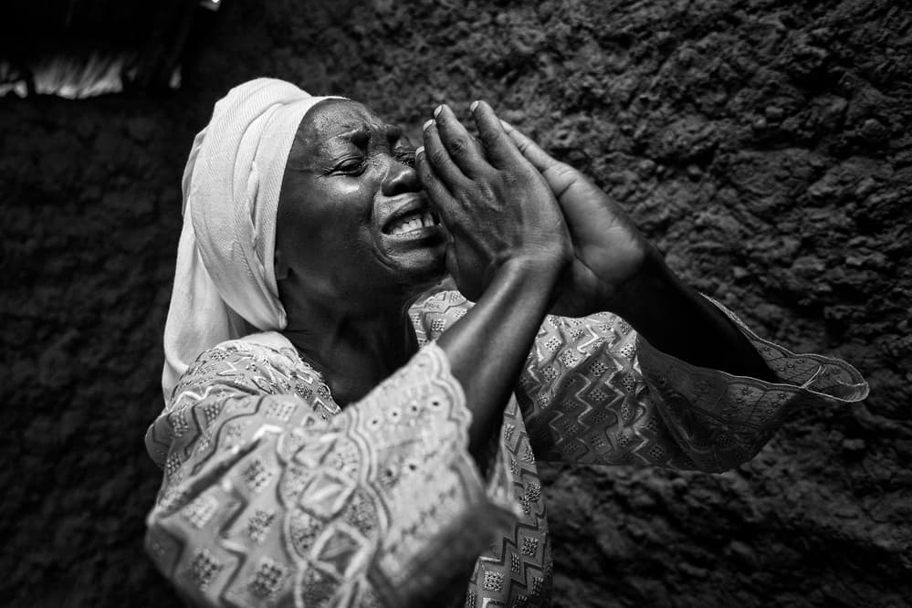 Woman's Heartfelt Prayer by Foad Mirzaie — canvas wall art