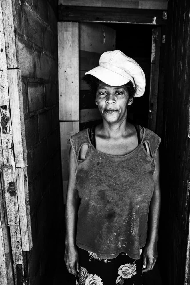 Woman In White Cap by Dan Edwards — canvas wall art
