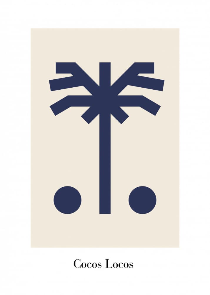Abstract Tropical Palm by Merel Takken — canvas wall art