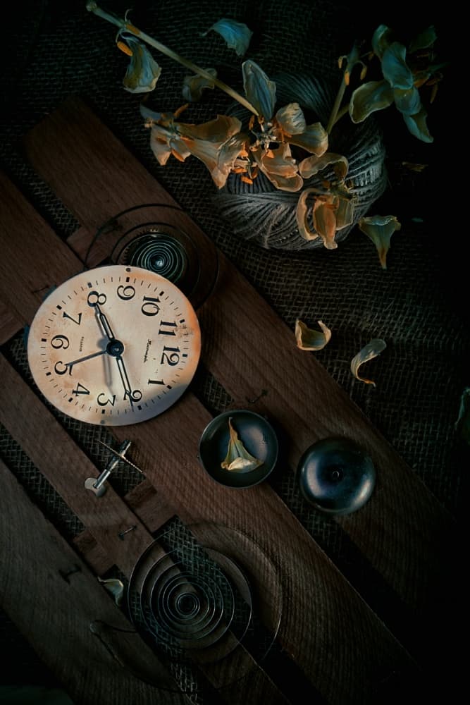 Vintage Time Still Life by Golubeva Nataly — canvas wall art