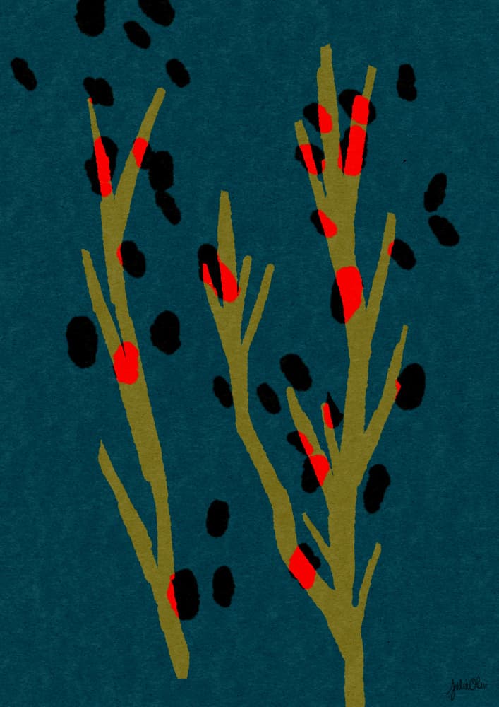 Modern Botanical Branches by Julie Olivi — canvas wall art