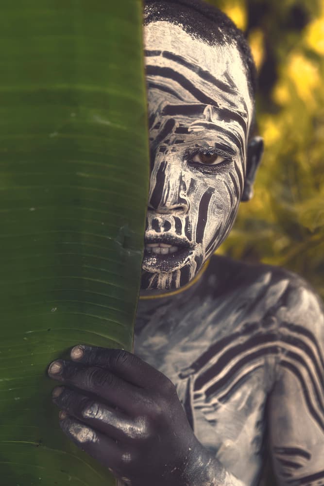 Curious Tribal Child by Roberto Rivera — canvas wall art