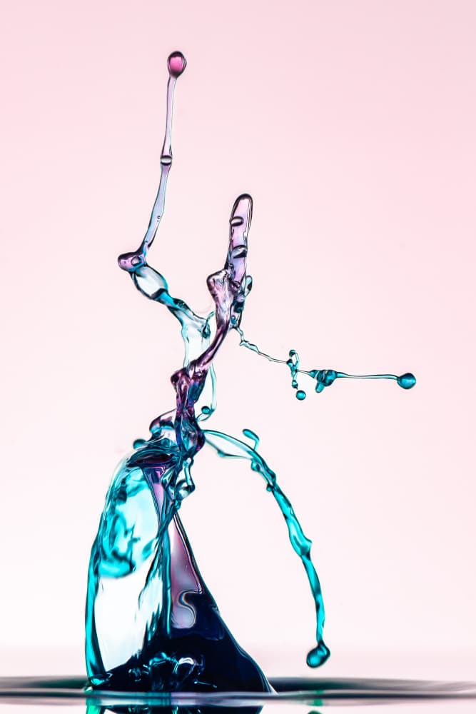 Vibrant Liquid Abstract by Franco Tessarolo — canvas wall art