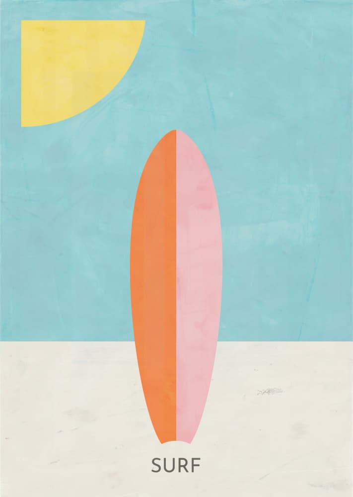 Surf by Ellen Greup — canvas wall art