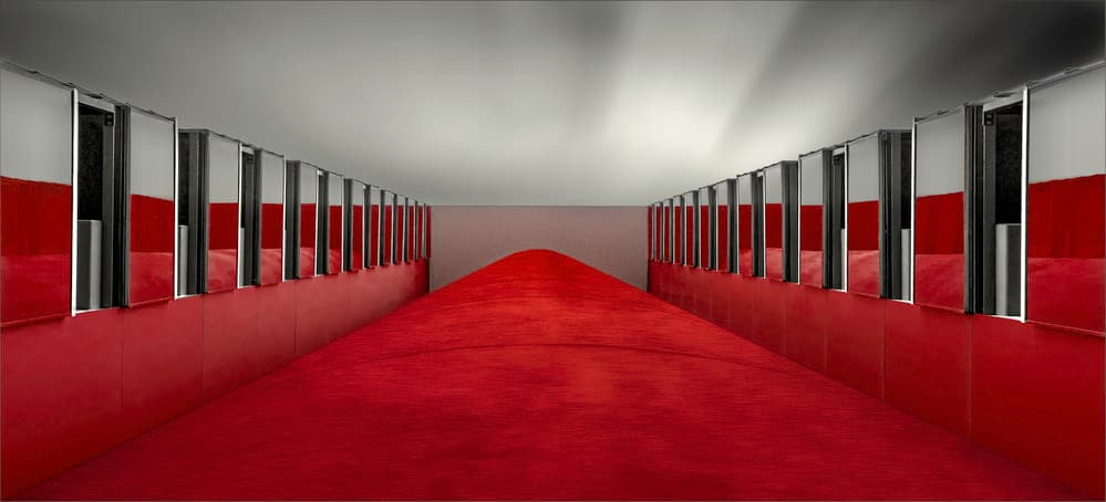 Grand Red Carpet Entrance by Gilbert Claes — canvas wall art