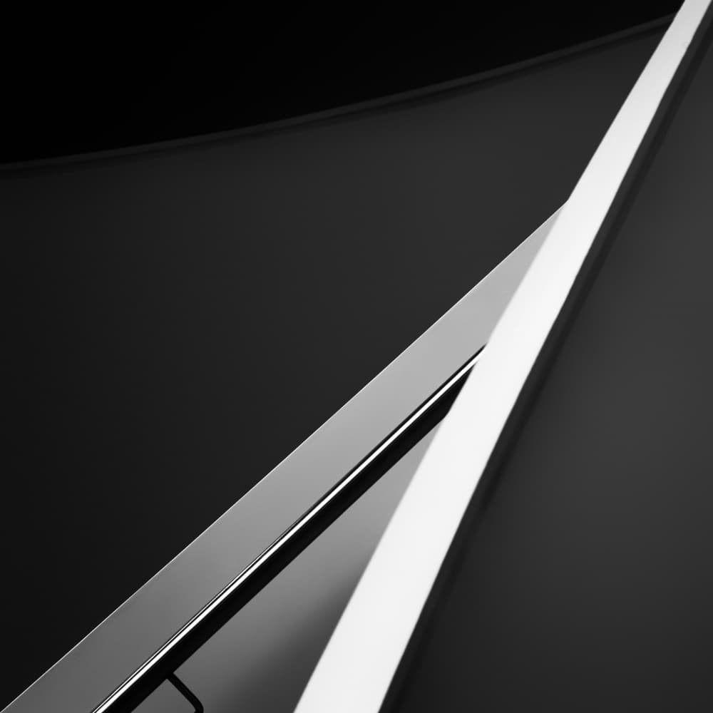 Sleek Geometric Lines by Jeroen van de Wiel — canvas wall art