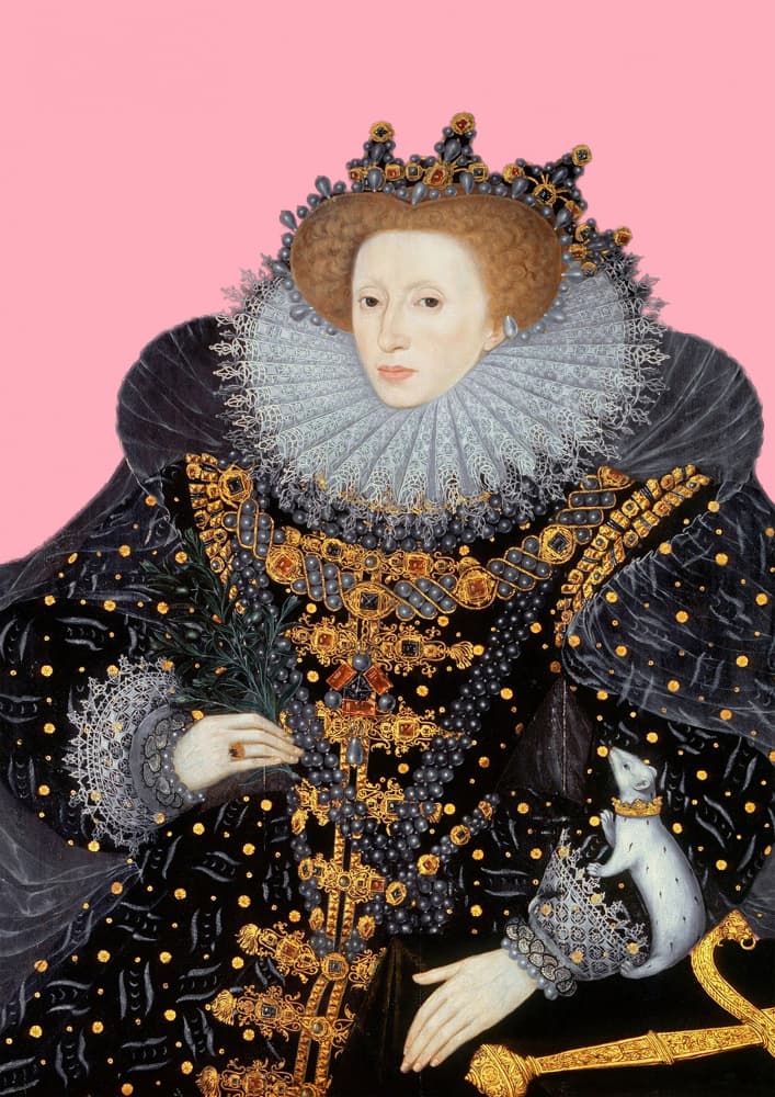 Regal Elizabethan Queen by Talitha McQueen — canvas wall art