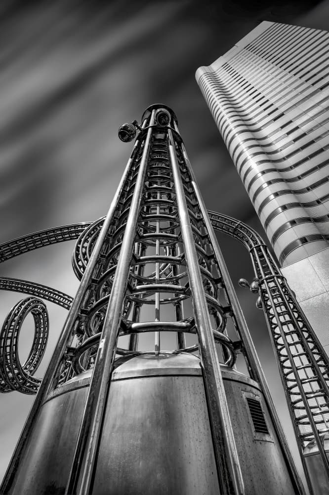 Modern City Architecture by Atsushi Inamura — canvas wall art