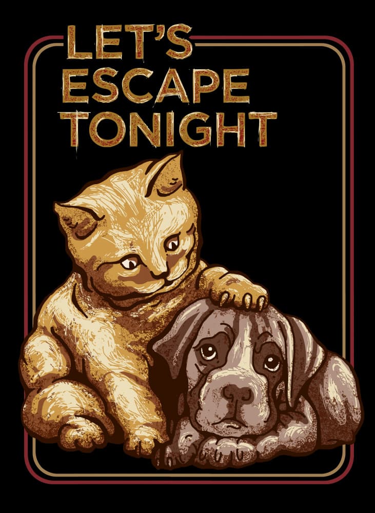 Let's Escape Tonight by Adam Lawless — canvas wall art