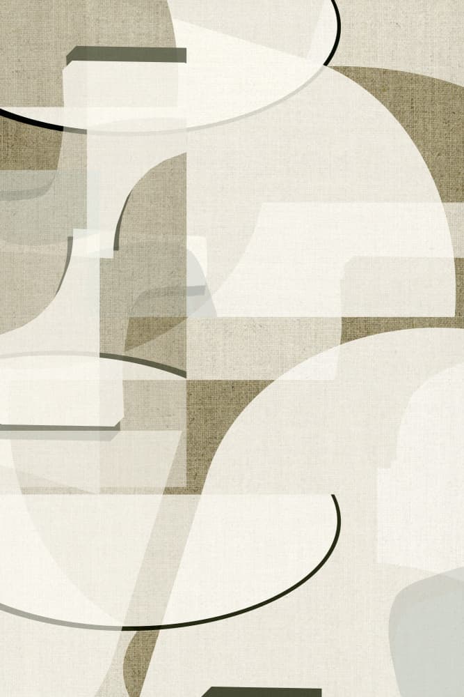 Neutral Geometric Flow by cartissi — canvas wall art
