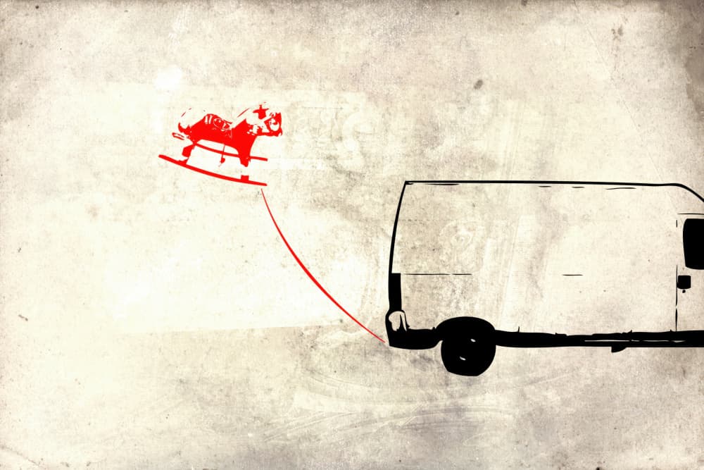 Dream Journey Van by Rafal Kulik — canvas wall art