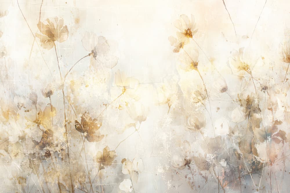Dreamy Floral Meadow by Rafal Kulik — canvas wall art