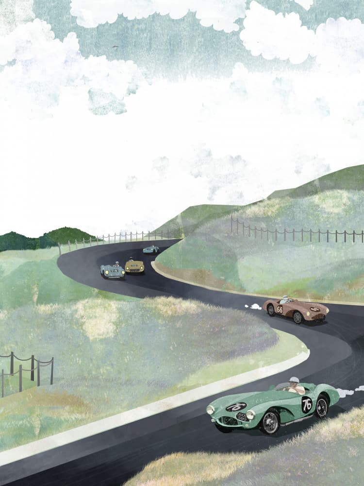 Zandvoort Circuit by Goed Blauw — canvas wall art
