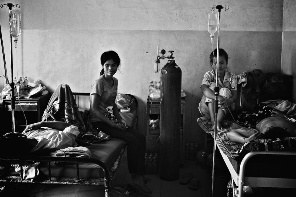 Quiet Hospital Care by Shinji Isobe — canvas wall art