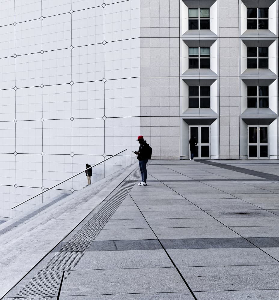 Modern City Architecture by Barbara Szenderffy — canvas wall art
