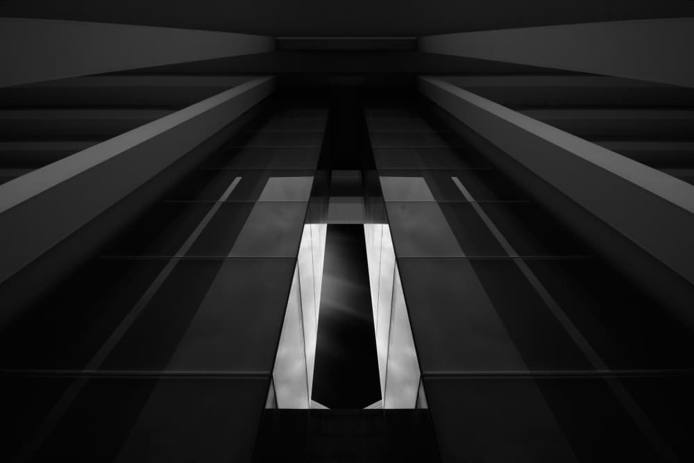 Ascending Urban Geometry by Jose Beut — canvas wall art