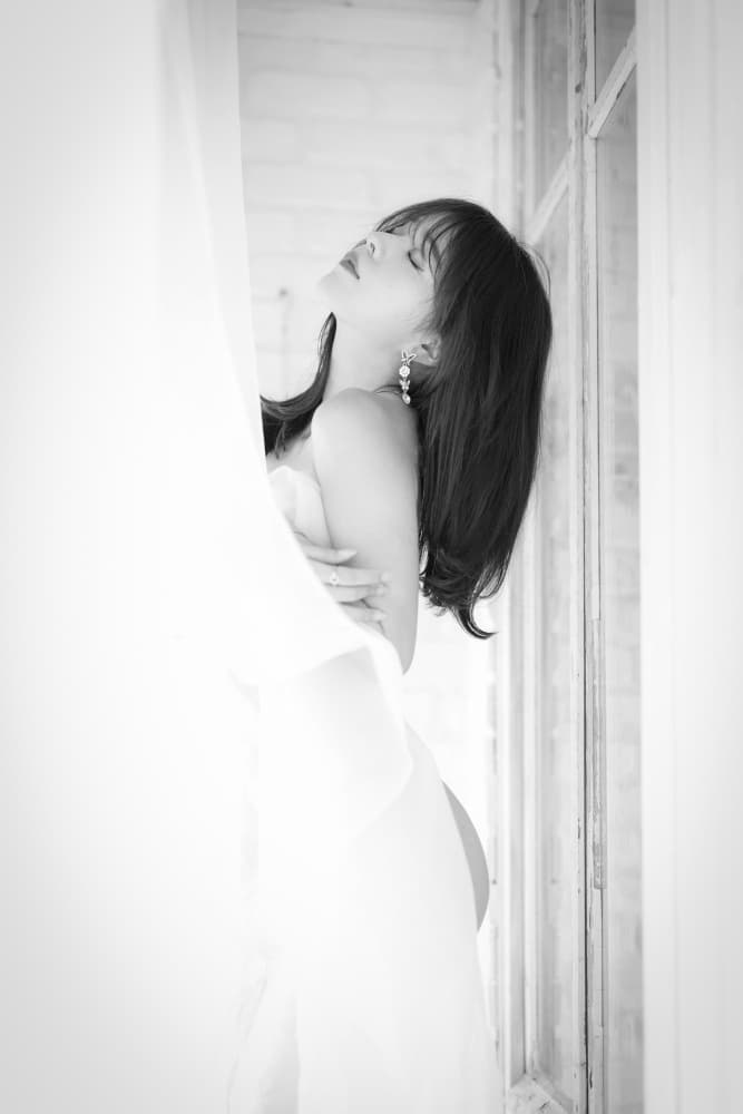 Serene Woman In Light by boss — canvas wall art