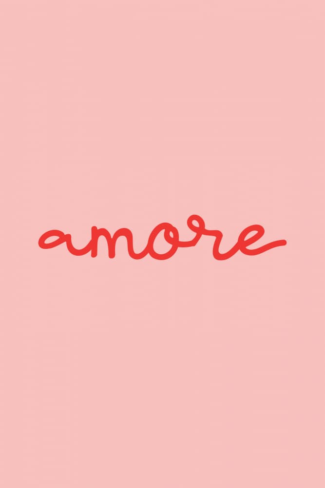 Romantic Pink Amore by Karen Menzenbach — canvas wall art