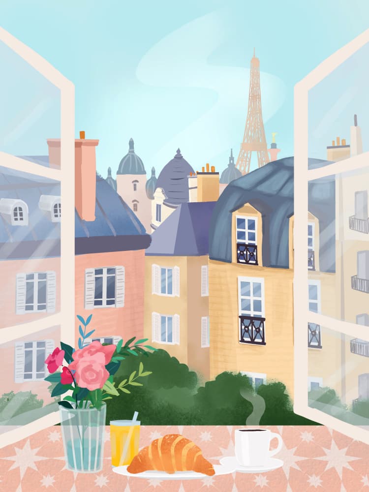 Paris by Petra Lizde — canvas wall art