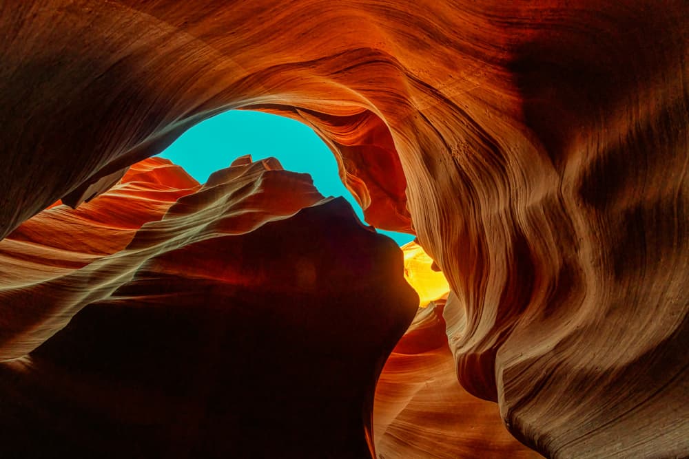 Desert Canyon Glow by Chuanxu Ren — canvas wall art