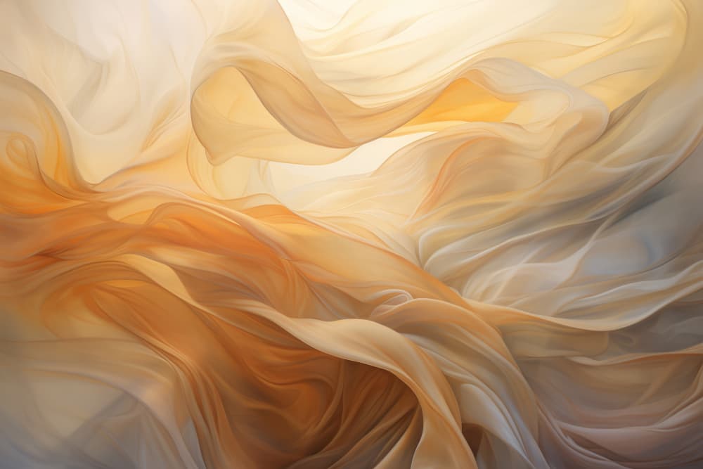 Golden Abstract Flow by Andrea Haase — canvas wall art