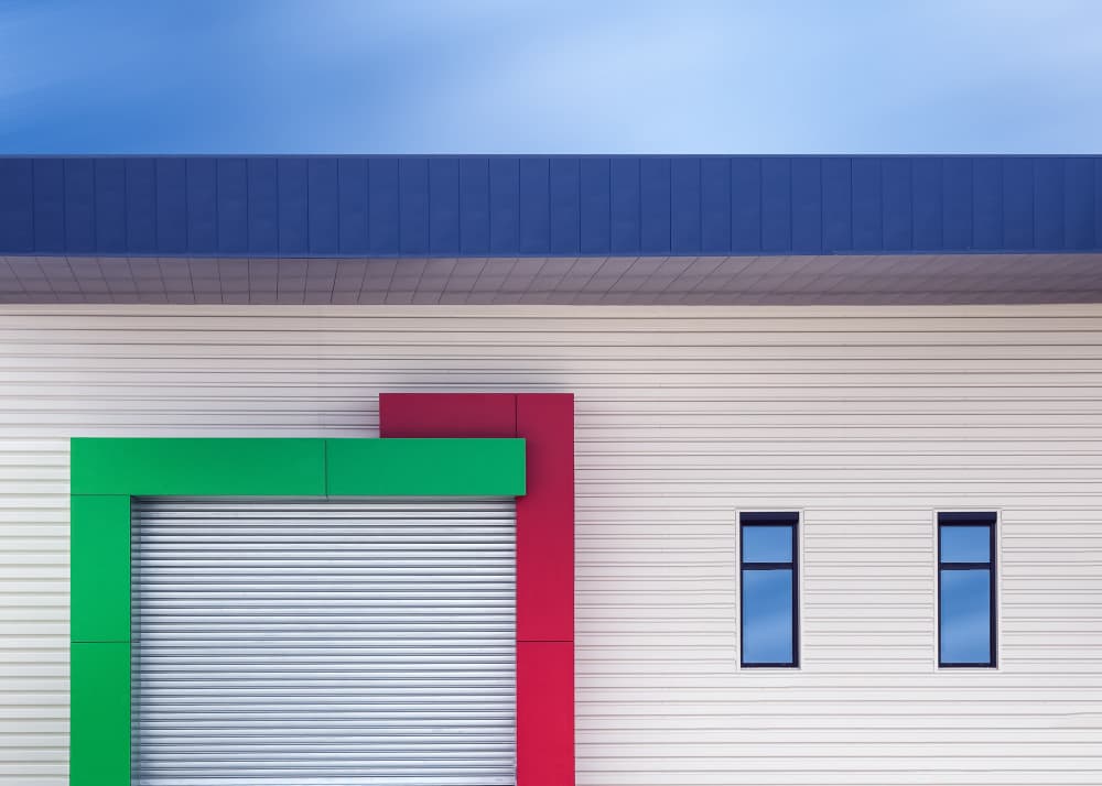 Colorful Modern Architecture by Benoît Thierard — canvas wall art