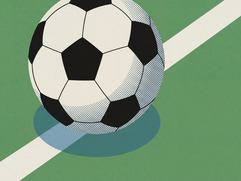 Classic Soccer Ball by Andreas Magnusson — canvas wall art