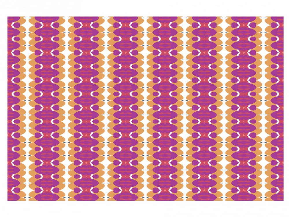 Vibrant Wavy Abstract Pattern by Breanna Megan Studio — canvas wall art