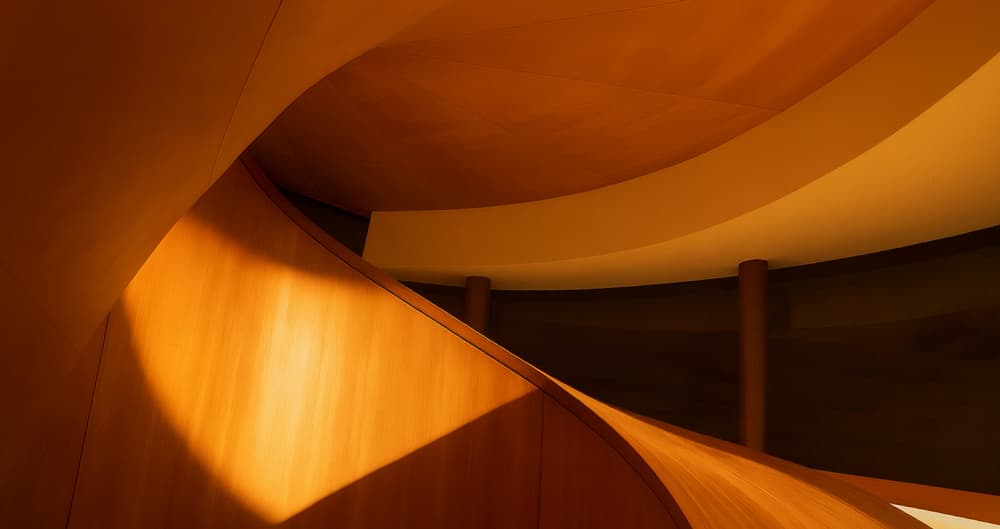Modern Architectural Curves by X-FlyingKN — canvas wall art