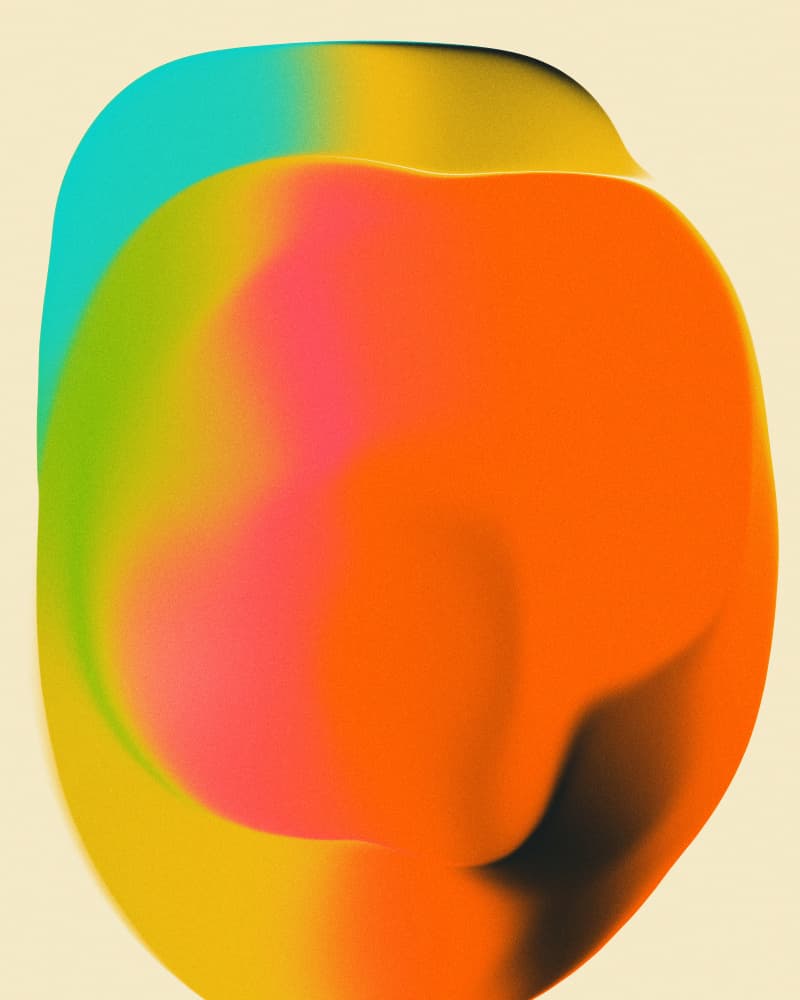 Fluid Color Gradient by Jazzberry Blue — canvas wall art