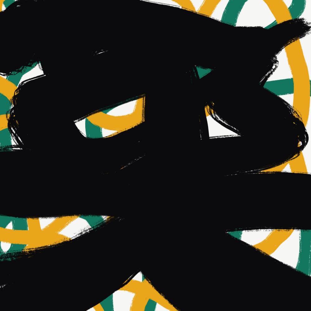 Bold Abstract Strokes by Little Dean — canvas wall art