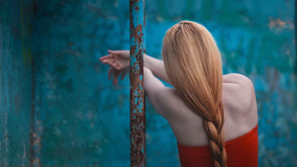 Woman With Braided Hair by Bettina Tautzenberger — canvas wall art