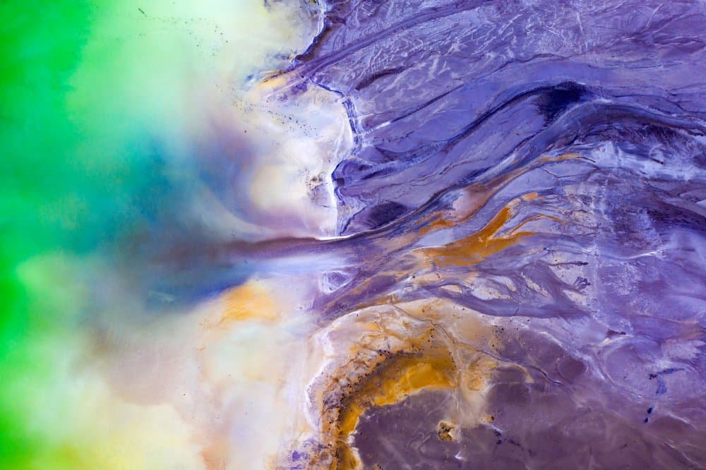 Vibrant Aerial Landscape by Eros Erika — canvas wall art