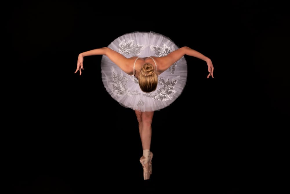 Graceful Ballet Dancer by Els Keurlinckx — canvas wall art