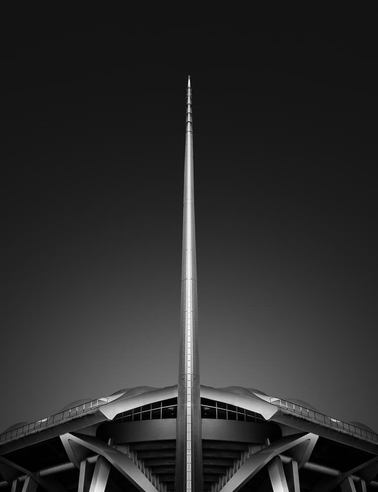 Modern Spire Architecture by Oussama Mazouz — canvas wall art
