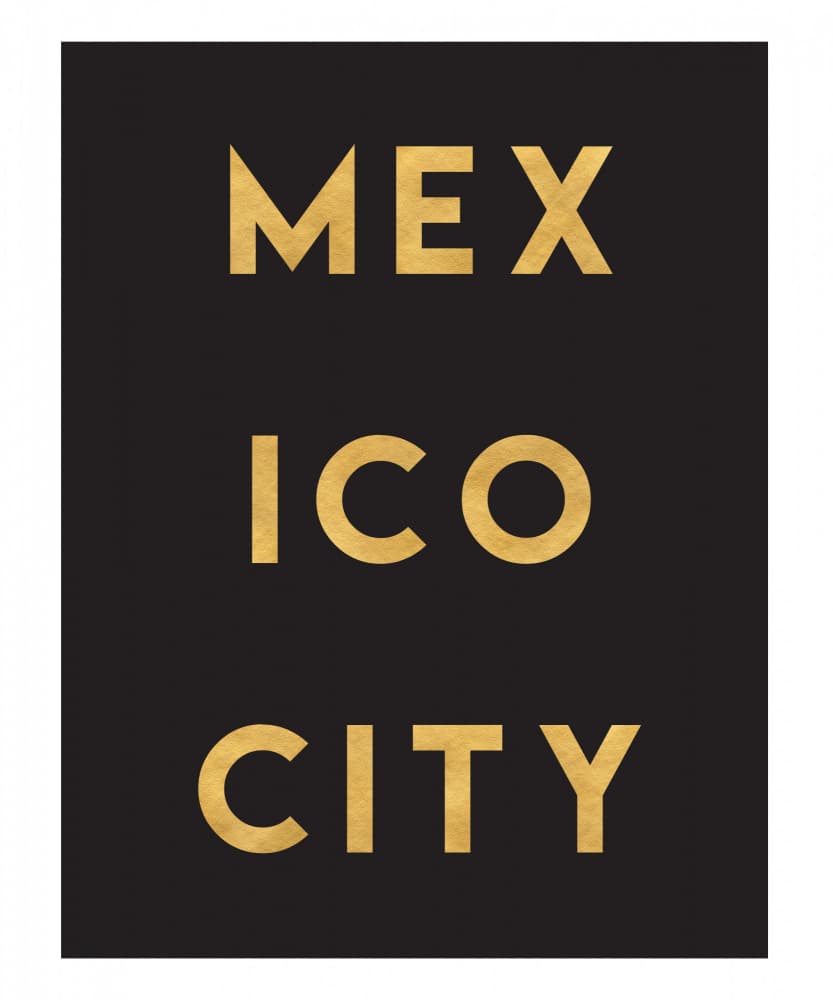 Golden Mexico City by Emiliano Deificus — canvas wall art