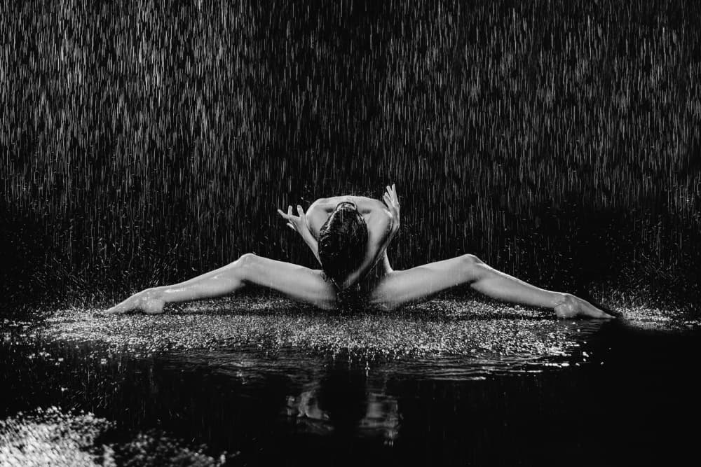 Nude Rain Dance by Zanna — canvas wall art