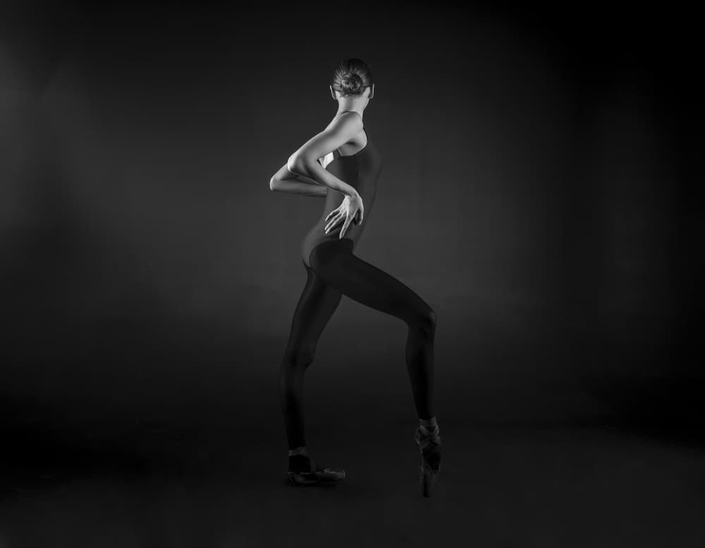 Graceful Ballerina Pose by Alexandr — canvas wall art