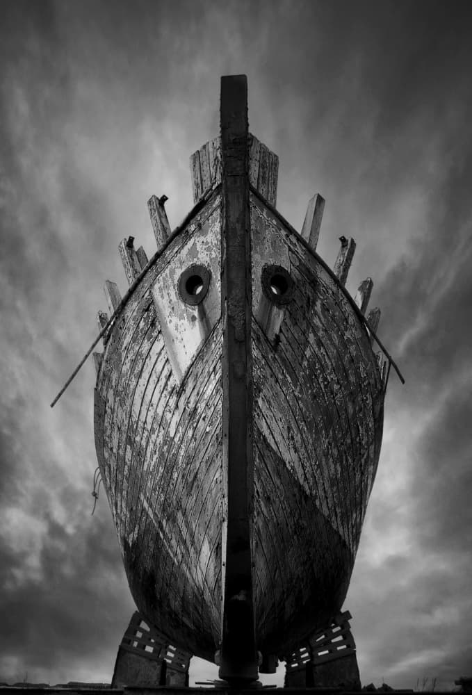 Weathered Ghost Ship by Sebastien DEL GROSSO — canvas wall art