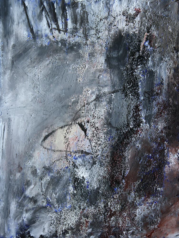 Dark Abstract Textures by Deb Chaney — canvas wall art