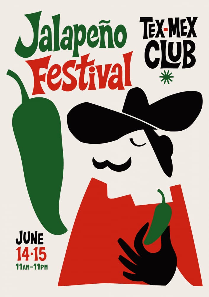 Jalapeño Festival Fiesta by Patryk Krygowski — canvas wall art