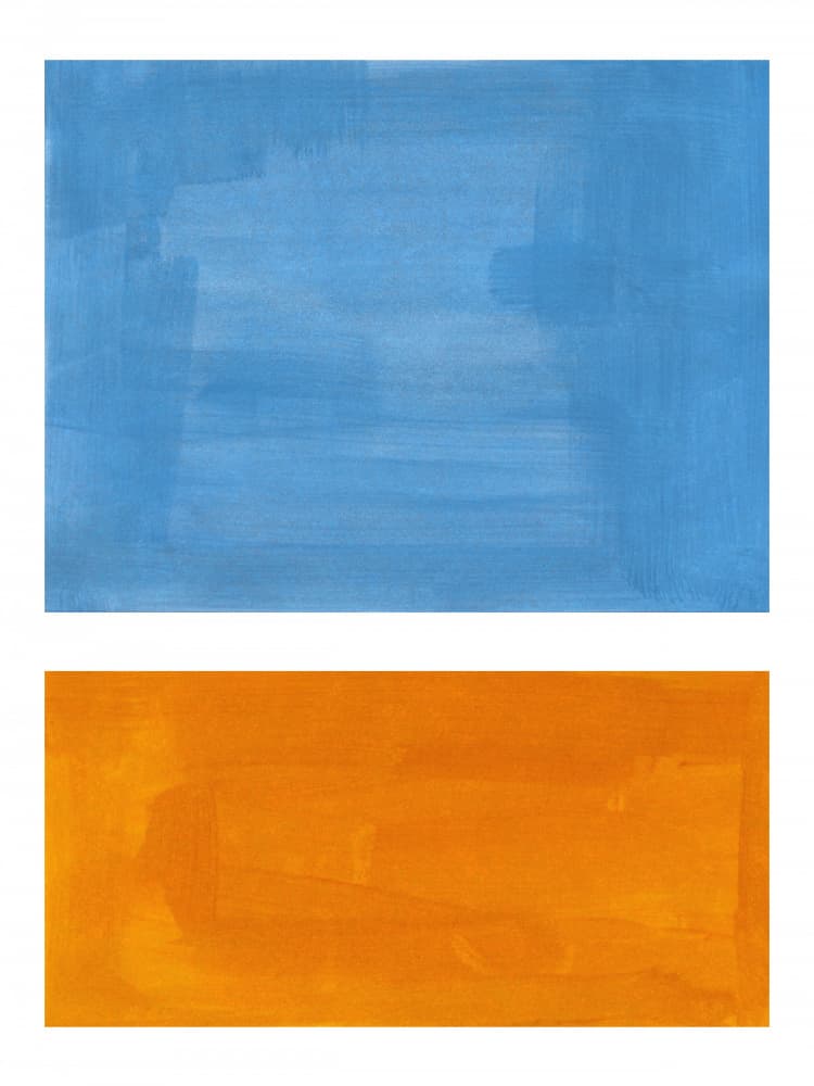 Abstract Color Blocks by Ejaaz Haniff — canvas wall art
